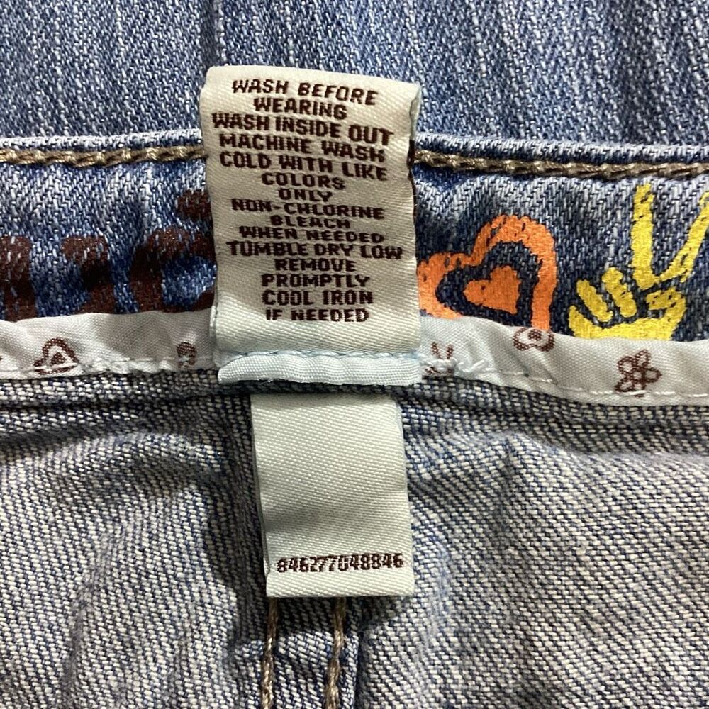 Mudd Light Wash Distressed Holed Patchwork Bootcu… - image 13